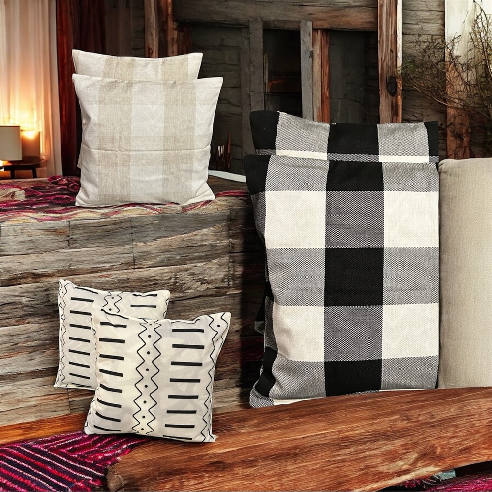 Modern Geometric Aztec Arrow Pillow Cover | 17.5” x 17.5” | 6 Styles